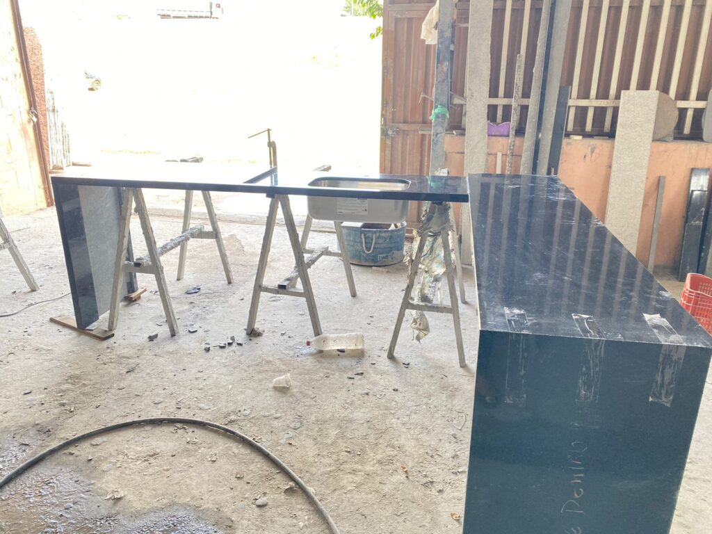 Banca para cozinha no Preto São Gabriel