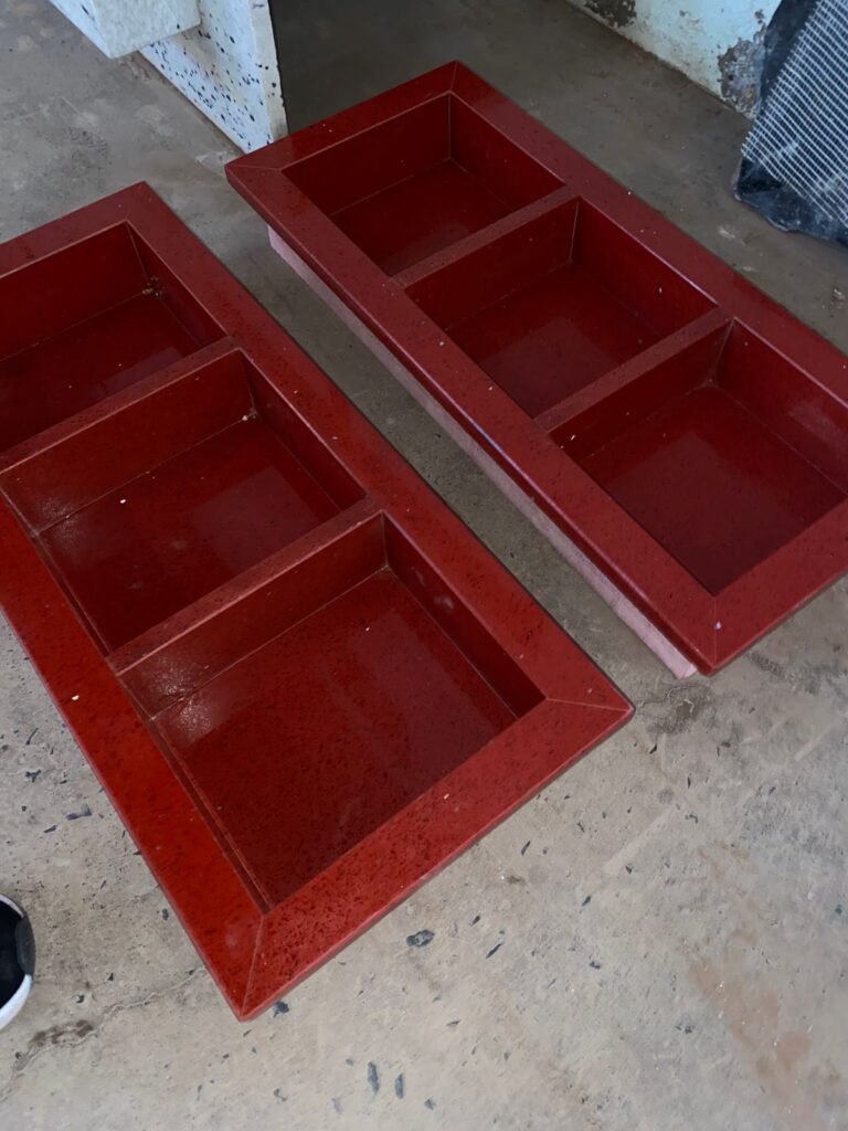 Nichos no Quartzo Vermelho Estelar